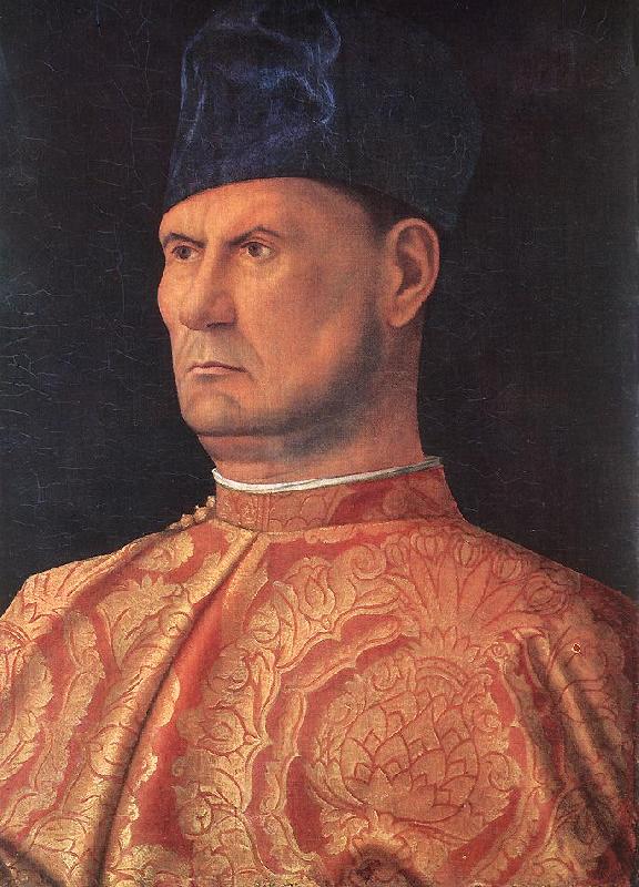 BELLINI, Giovanni Portrait of a Condottiere (Jacopo Marcello)  yr6 Sweden oil painting art